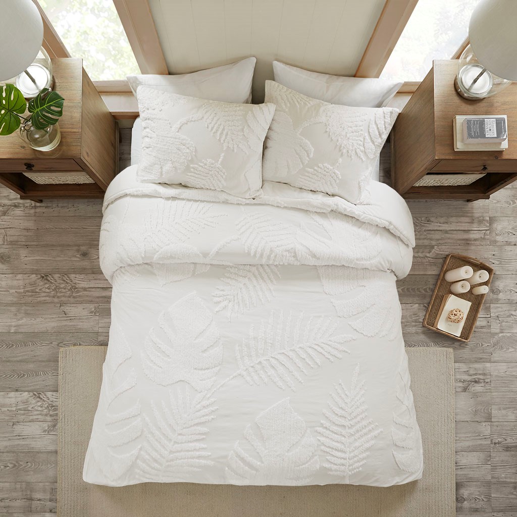 Bahari King 3-Piece Comforter Set White