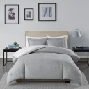 Hayden Queen Reversible Comforter Set Grey