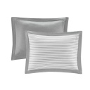 Hayden Queen Reversible Comforter Set Grey