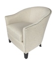 Mario Accent Chair Ivory