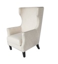 Roma Wingback Chair Ivory