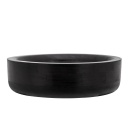 Wood Stained Bowl Black 14in