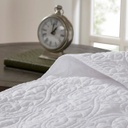Quebec Twin Reversible Spread White