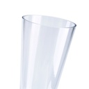 Clear Tapered Vase 16in