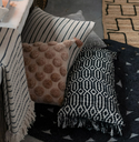 Blush Tufted Dot Pillow 18in