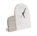 Arched Marble Mantel Clock 9in