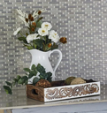 Decorative Wood Tray 15in