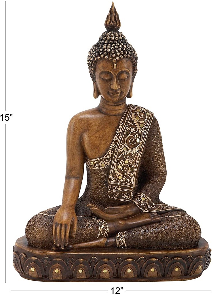 Seated Buddha 15in