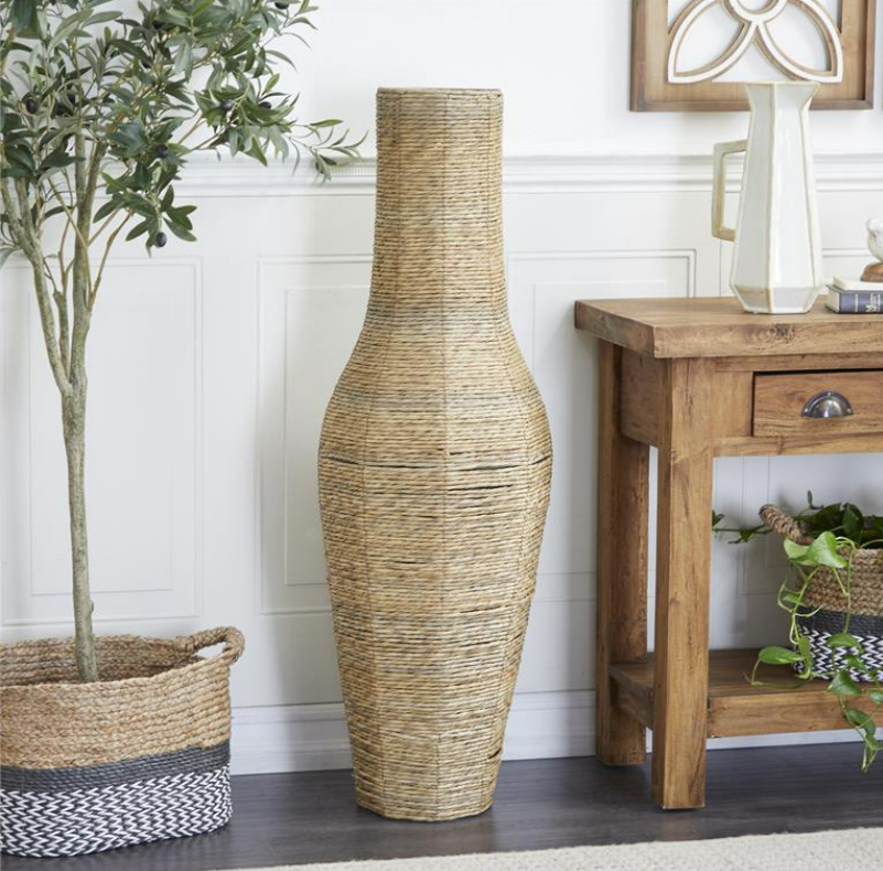 Woven Rope Vase 44in