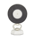 Silver Aluminum Clock 10in