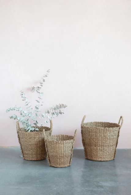 Hand-Woven Bankuan Baskets 19in