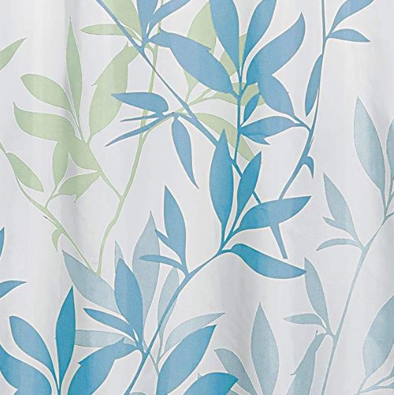 Leaves Shower Curtain Blue/ Green
