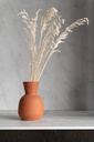 Terracotta Vase 8in