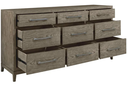Chrestner Gray Dresser