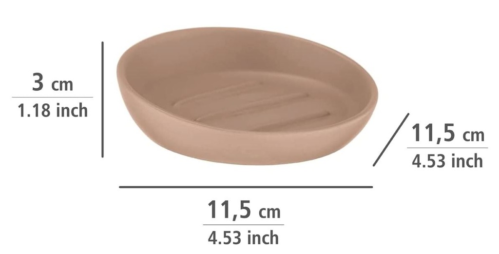 Badi Sand Ceramic Soap Dish
