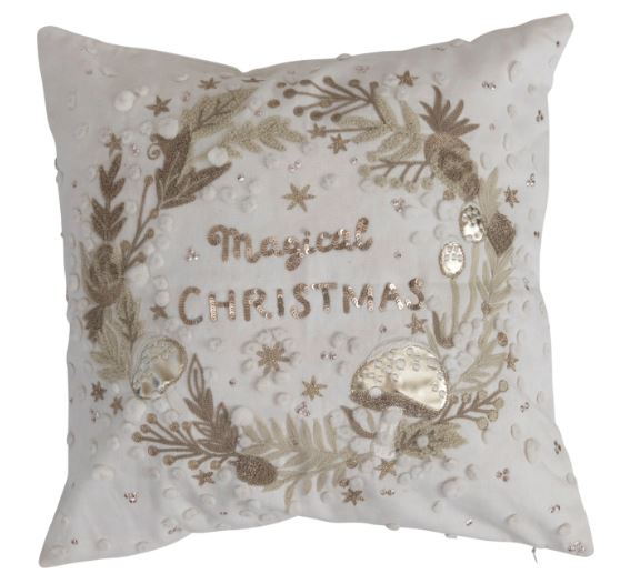 Magical Christmas Pillow 18in