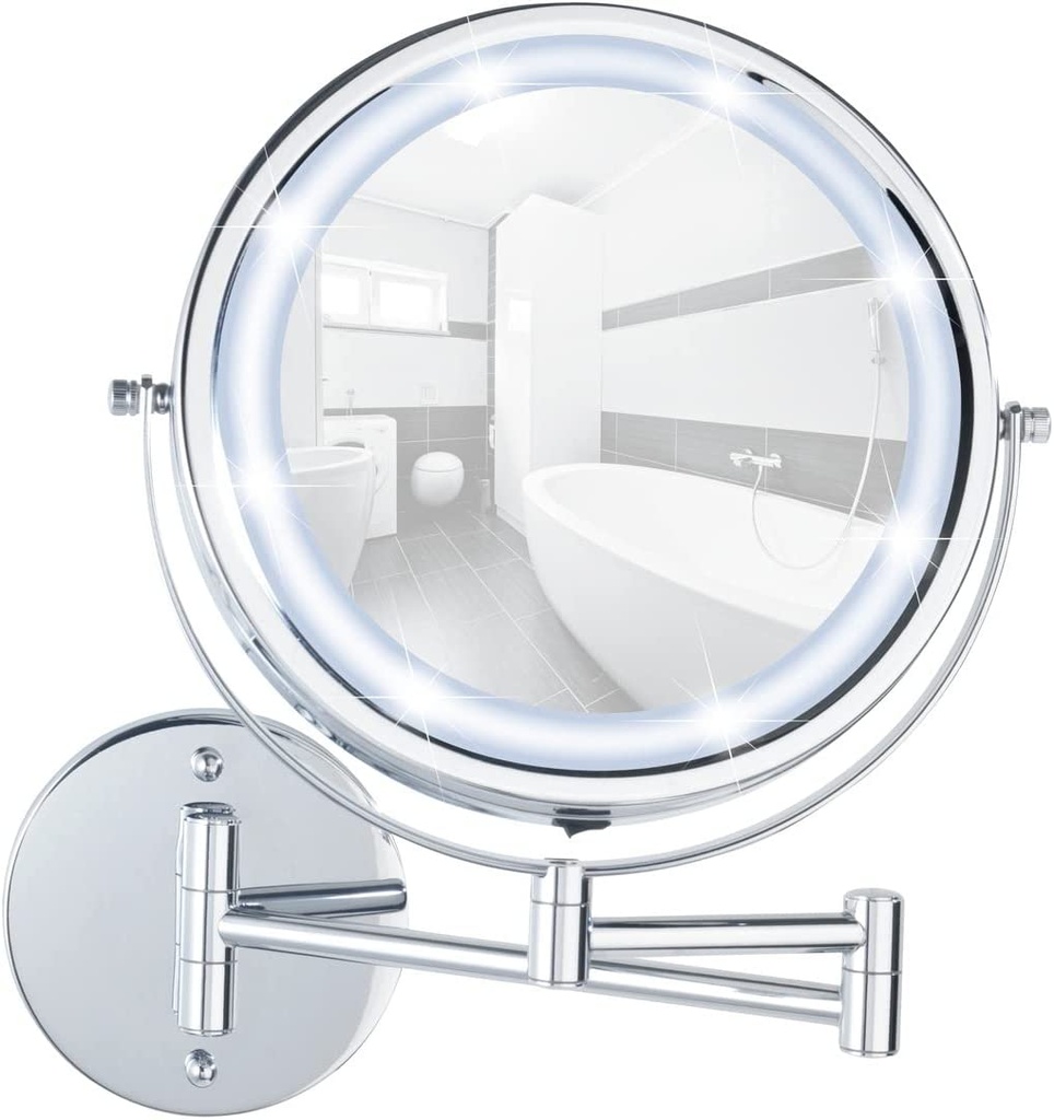 Lumi Power Loc Wall Mirror 