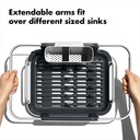 OXO Good Grips Over-The-Sink Aluminum Dish Rack