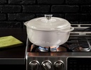 Lodge Enameled  Dutch Oven 6QT Oyster