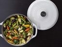Lodge Enameled  Dutch Oven 6QT Oyster