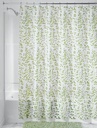 Vine Peva Shower Curtain Green/White