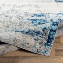 Chester Abstract Blue Rug 7X10