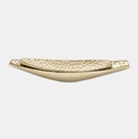 Hammered Metal Elongated Tray Champagne 24in