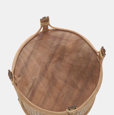 Bamboo & Rattan Woven Planters Brown 12in