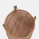 Bamboo & Rattan Woven Planters Brown 12in