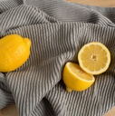 Ripple Kitchen Towel Ldn Grey