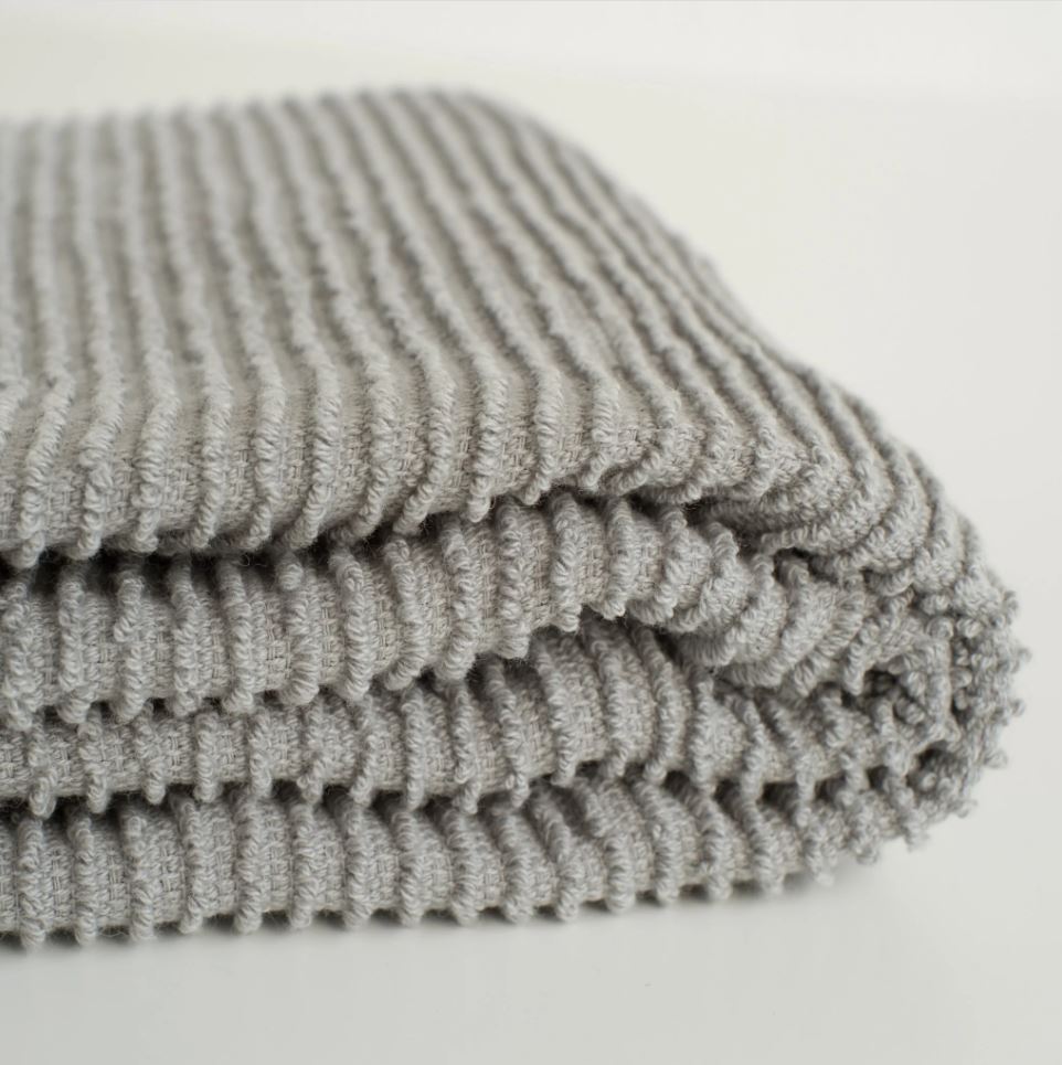 Ripple Kitchen Towel Ldn Grey