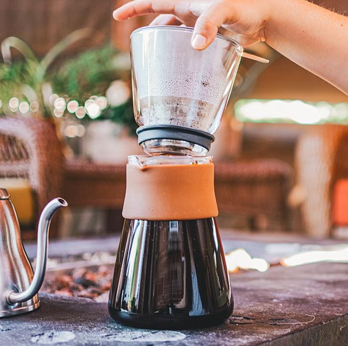 Amsterdam Double Walled Glass Pour Over