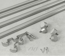 Cappa Double Rod Nickel