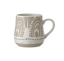 Decorative Stoneware Mug 13.5 oz