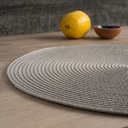 Disko Round Cobblestone Placemat