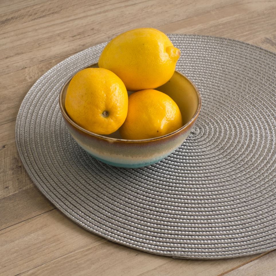 Disko Round Cobblestone Placemat