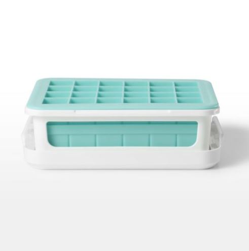 OXO Covered Silicone Cocktail Ice Cube Tray