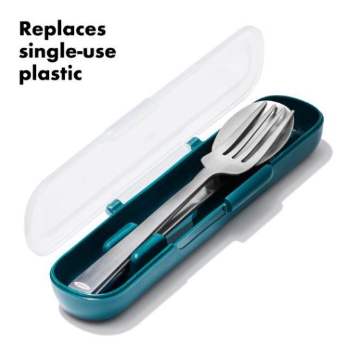 OXO Prep & Go Stainless Steel Utensils with Case