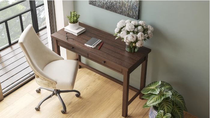 Camiburg 47" Home Office Desk Warm Brown