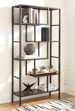 Frankwell Bookcase Brown/Black