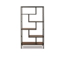 Frankwell 70" Bookcase Brown/Black