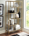 Frankwell 70" Gold Bookcase