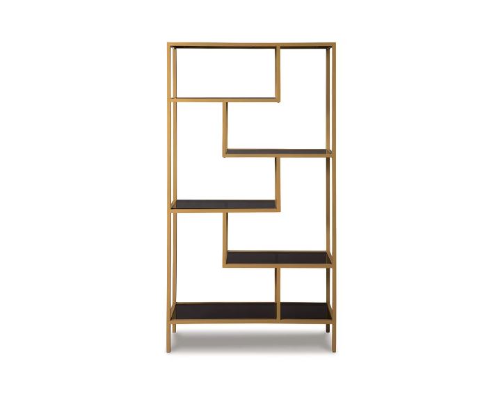 Frankwell 70" Gold Bookcase