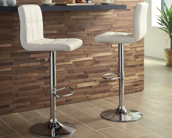 Bellatier Adjustable Height Bar Stool Bone