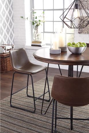 Centiar Counter Height Bar Stool Brown