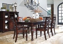 Porter Dining Extension Table Rustic Brown