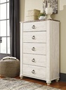 Willowton Chest of Drawers Two-tone