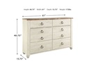 Willowton Dresser Two-tone