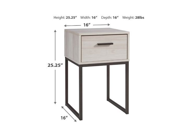 Socalle Nightstand Natural