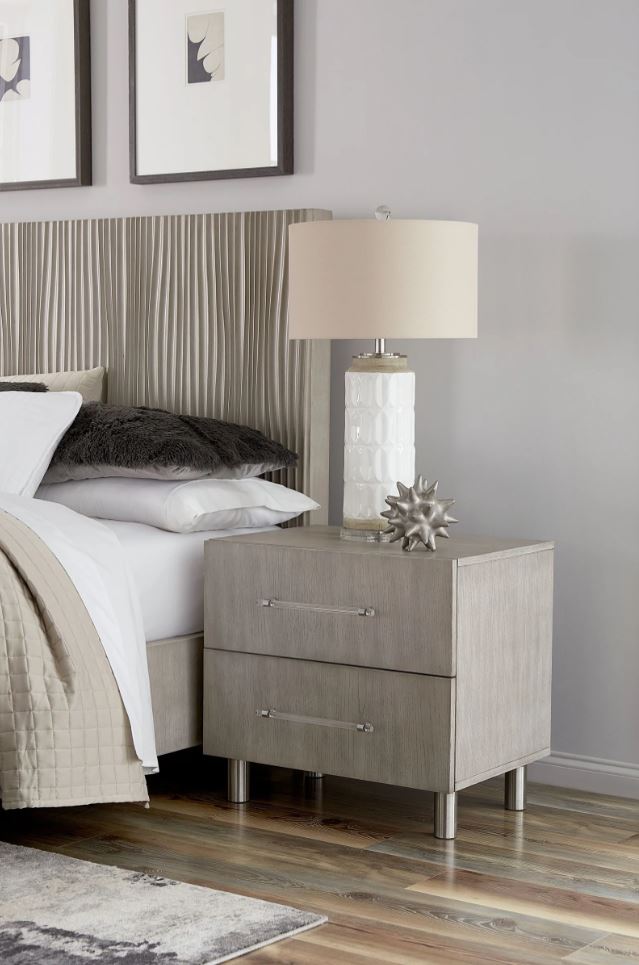 Argento Nightstand Misty Grey